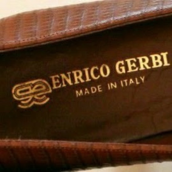 EUC Enrico Gerbi Brown Leather Pumps - Picture 4 of 7